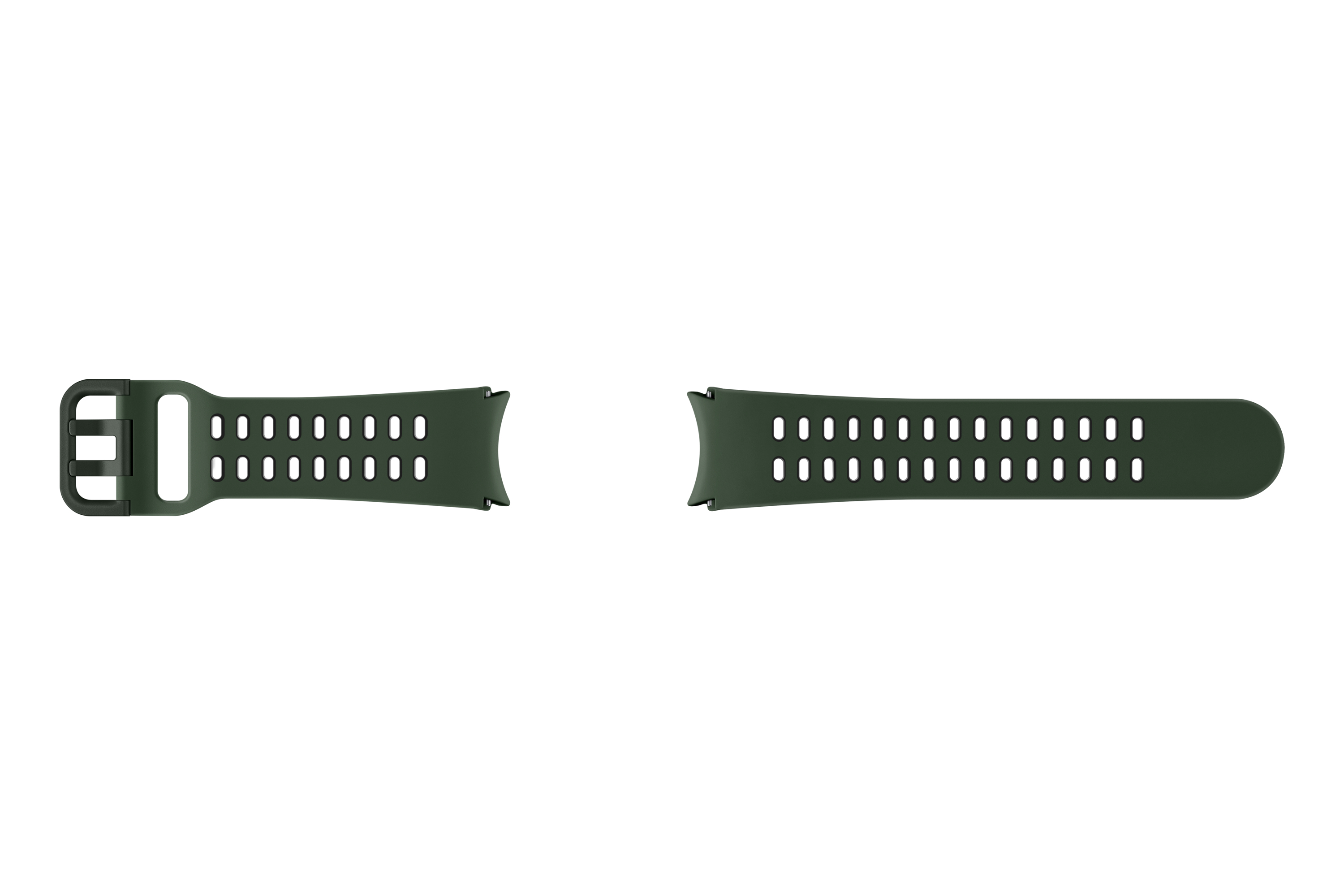 Correa - Samsung ET-SXR93SGEGEU, Para Galaxy Watch 6, S/M, 20 mm, Correa deportiva Extreme, Verde/Negro