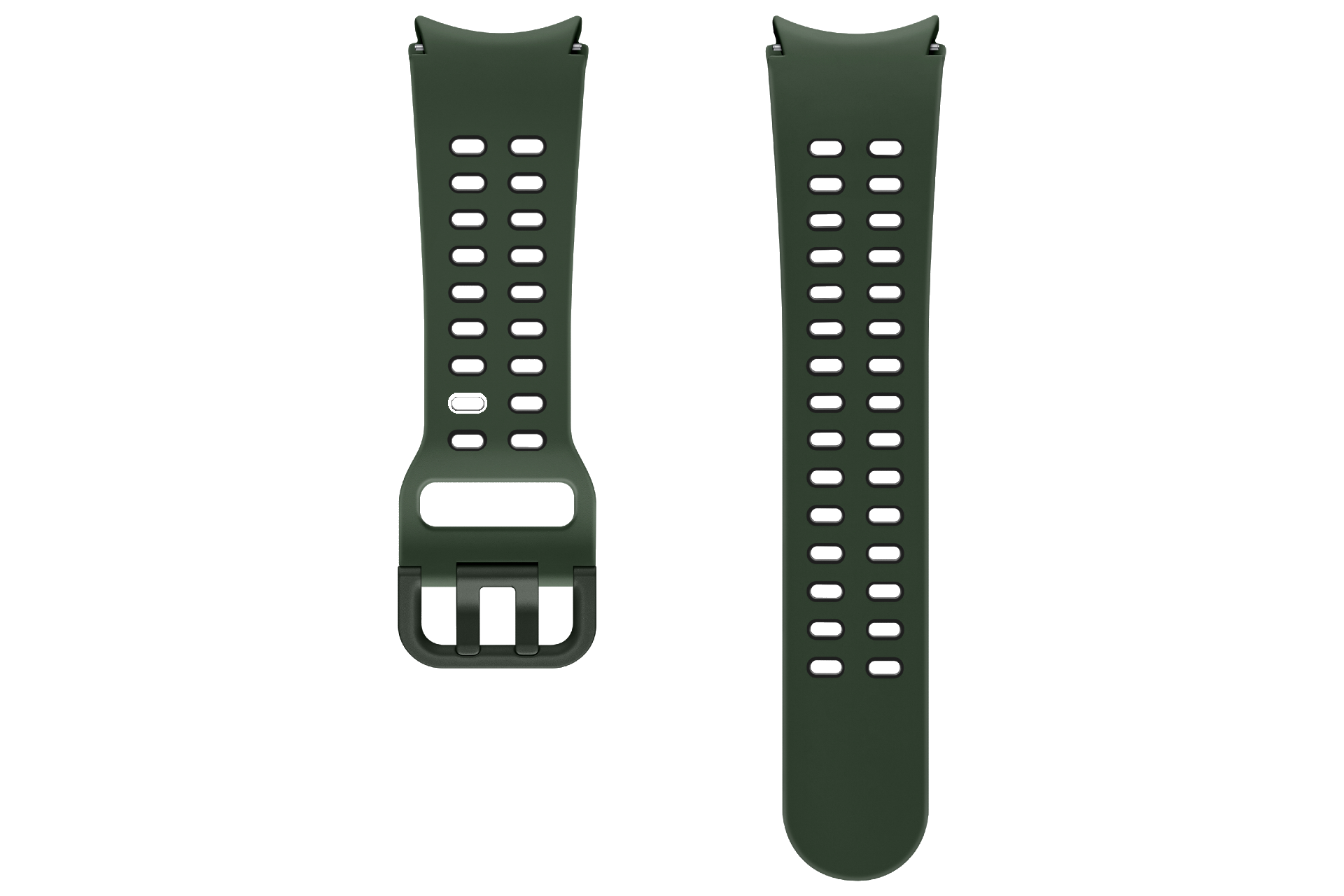 Correa - Samsung ET-SXR93SGEGEU, Para Galaxy Watch 6, S/M, 20 mm, Correa deportiva Extreme, Verde/Negro