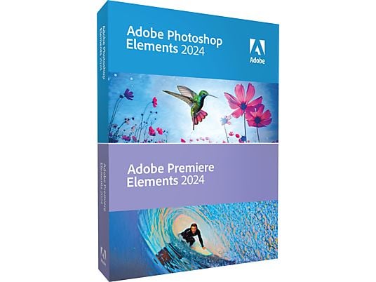 Adobe Photoshop Elements 2024 & Adobe Premiere Elements 2024 - PC/MAC - Allemand