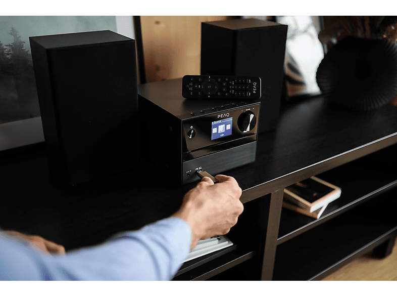Thumbnail - PEAQ PMS 320 Micro Hifi System (Schwarz)