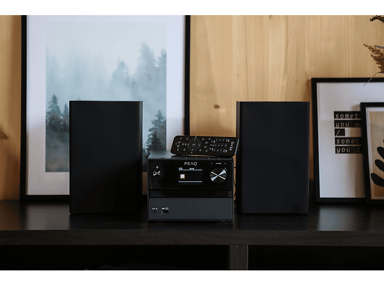 Thumbnail - PEAQ PMS 320 Micro Hifi System (Schwarz)