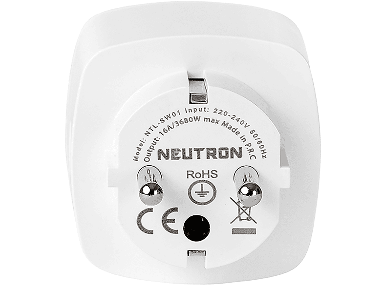 NEUTRON Akıllı Wi-Fi Destekli Akım Korumalı Tekli Priz_3