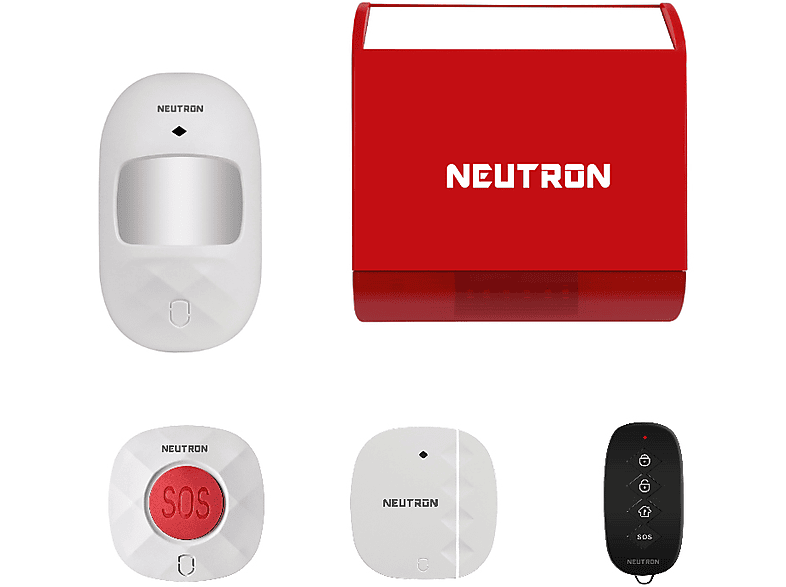 NEUTRON Wi-fi Smart Dış Mekan Alarm Ve Güvenlik Sistemi - Kablosuz Alarm Seti