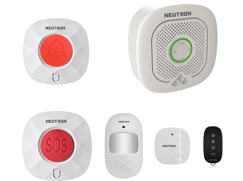 NEUTRON Wi-fi Smart Alarm Ve Güvenlik Sistemi - Kablosuz Alarm Seti