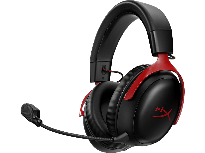 HYPERX Cloud III Wireless, Over-ear Gaming Headset Black/Red | Gaming Headsets