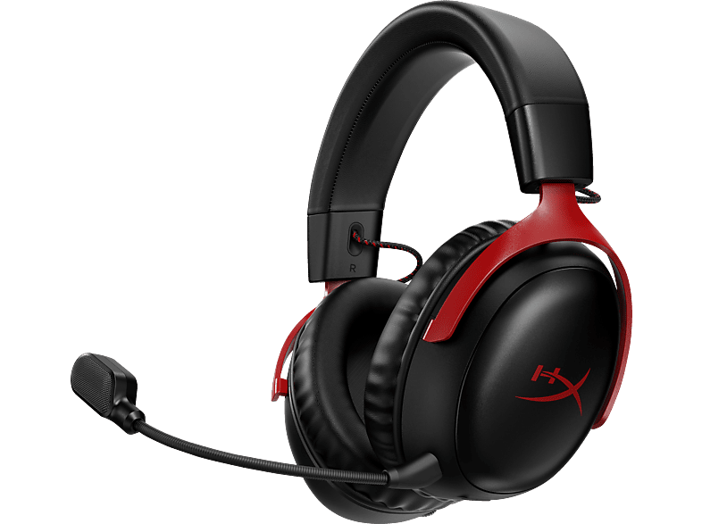 Headset Over-ear Wireless, Cloud HYPERX Black/Red III Gaming