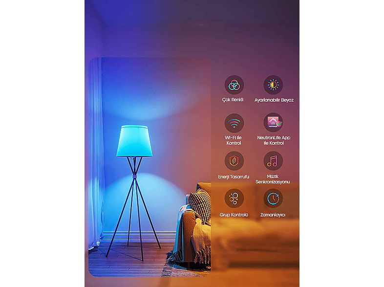 NEUTRON Smart Bulb Lite Akıllı Led Ampul 1050 Lümen_4