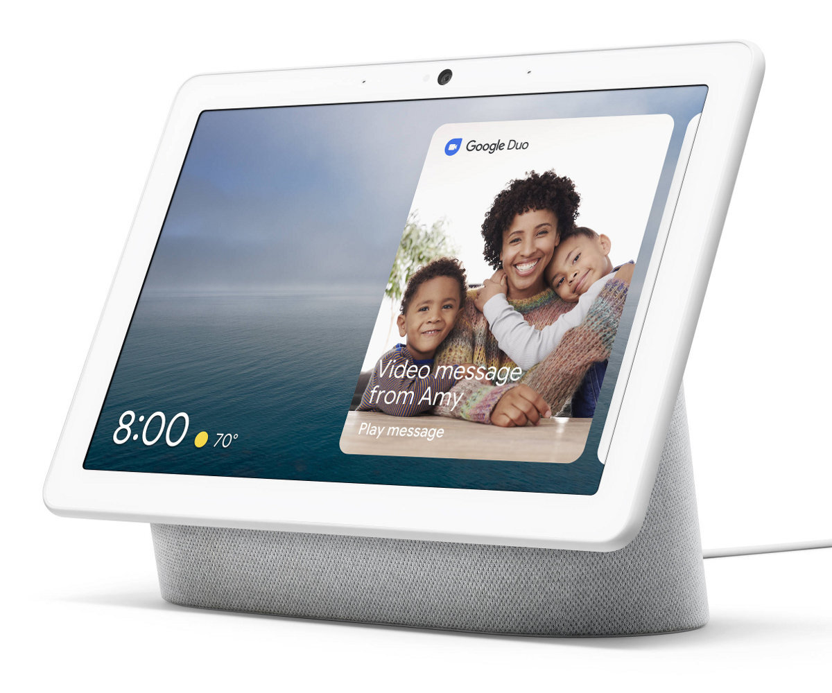 Inteligentny głośnik GOOGLE NEST Hub Max Biały (Chalk) | MediaMarkt