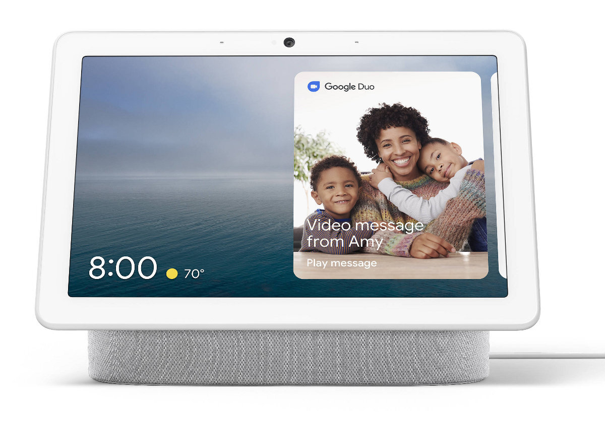 Inteligentny głośnik GOOGLE NEST Hub Max Biały (Chalk)