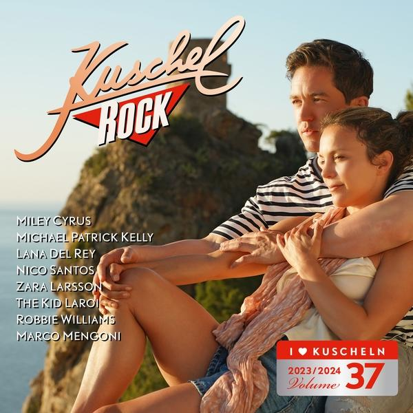Albumcover mit einem Paar, das sich auf einem malerischen Hügel umarmt, mit Künstlernamen und Albumdetails.