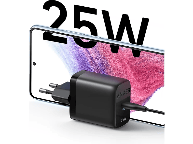 ANKER 312 PPS Destekli 25W USB-C Şarj Cihazı Siyah A2642_1