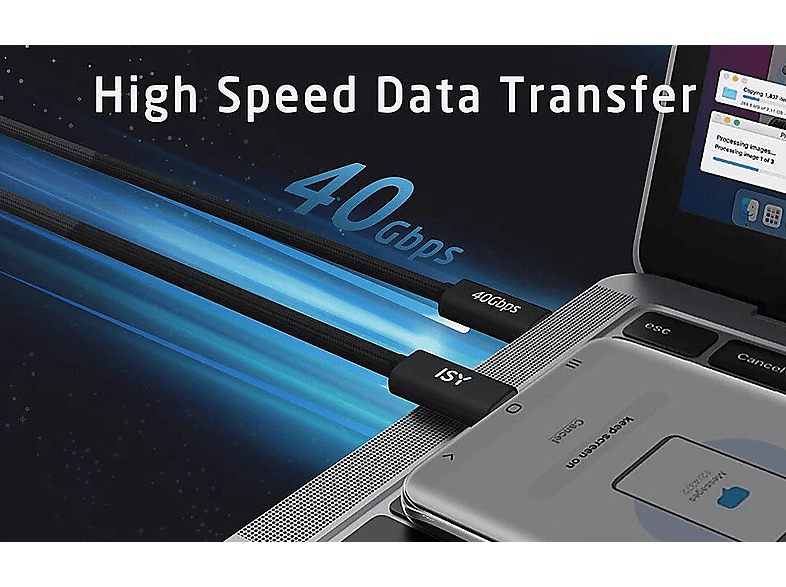 Kabel USB typ C ISY IUC-6000 4.0 8K – zdjęcie 2