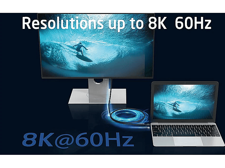 Kabel USB typ C ISY IUC-6000 4.0 8K – zdjęcie 3