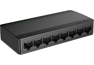 TENDA 8 portos asztali switch, Gigabit LAN, fekete (SG108M)