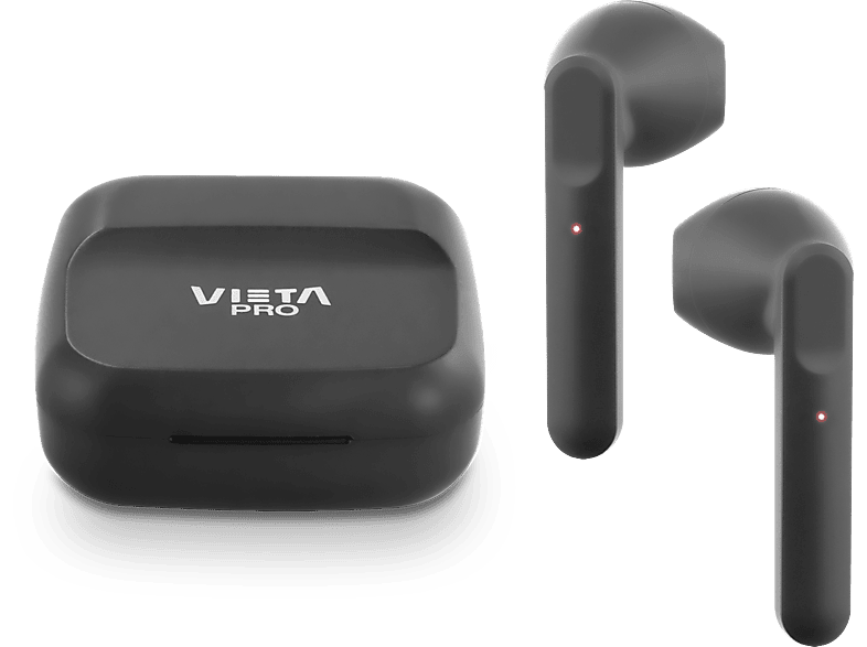 Auriculares True Wireless - Vieta Pro Done 3, BT 5.1, Voice Assistant, 20  h, Negro + Estuche de carga