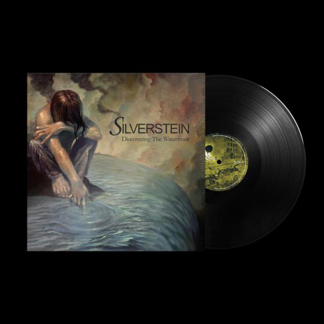 Silverstein Albumcover-Kunst mit einer Person am Wasser und der Albumseite.