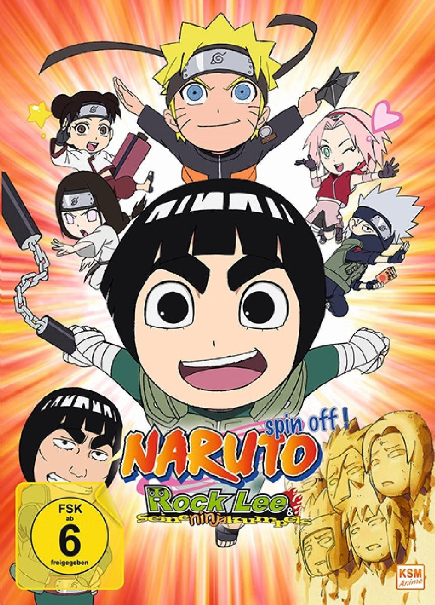 Naruto Spin-Off - (Episoden seine und 1-13) DVD Rock 1 Ninja-Kumpels Lee Vol