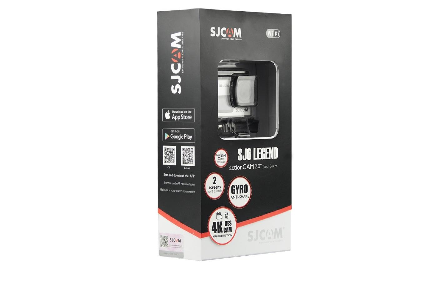 SJCAM SJ6 Legend 4K Aksiyon Kamerası Gümüş