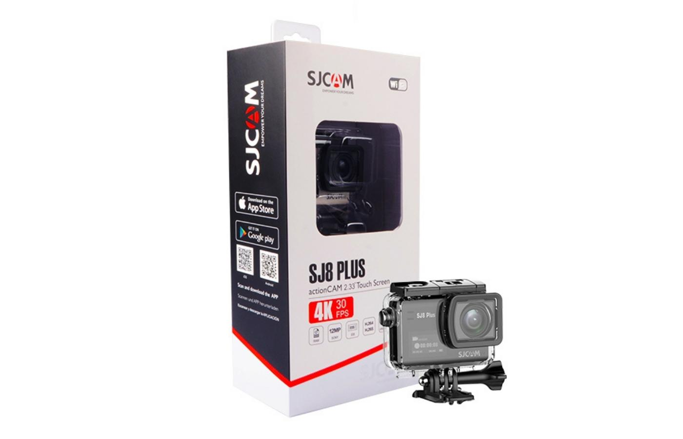 SJCAM SJ8 Plus Wifi 4K Aksiyon Kamerası Siyah
