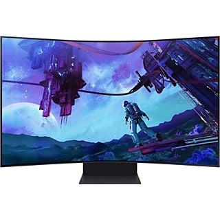 Monitor gaming - Samsung Odyssey Ark LS55CG970NUXEN, 55", UHD, 1ms, Max 165Hz, WiFi, Bluetooth, Negro