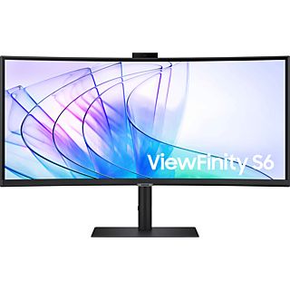 Monitor - Samsung ViewFinity S6 LS34C652VAUXEN, 34", UWQHD, 5ms, Max 100Hz, Curvo, Negro