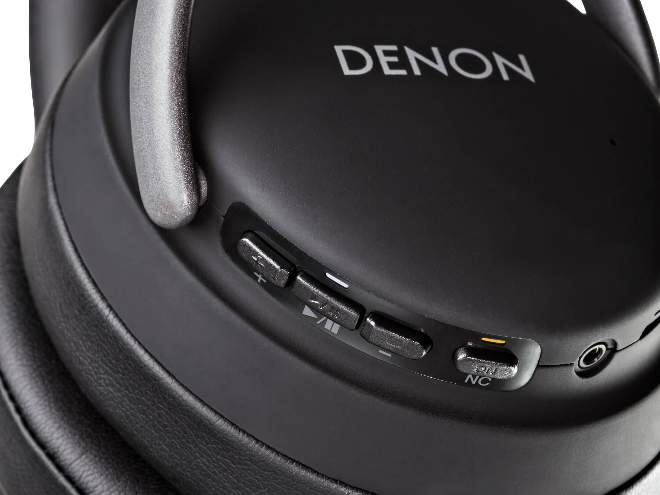 DENON AH-GC30 - Bluetooth Kopfhörer (Over-ear, Schwarz/Silber)