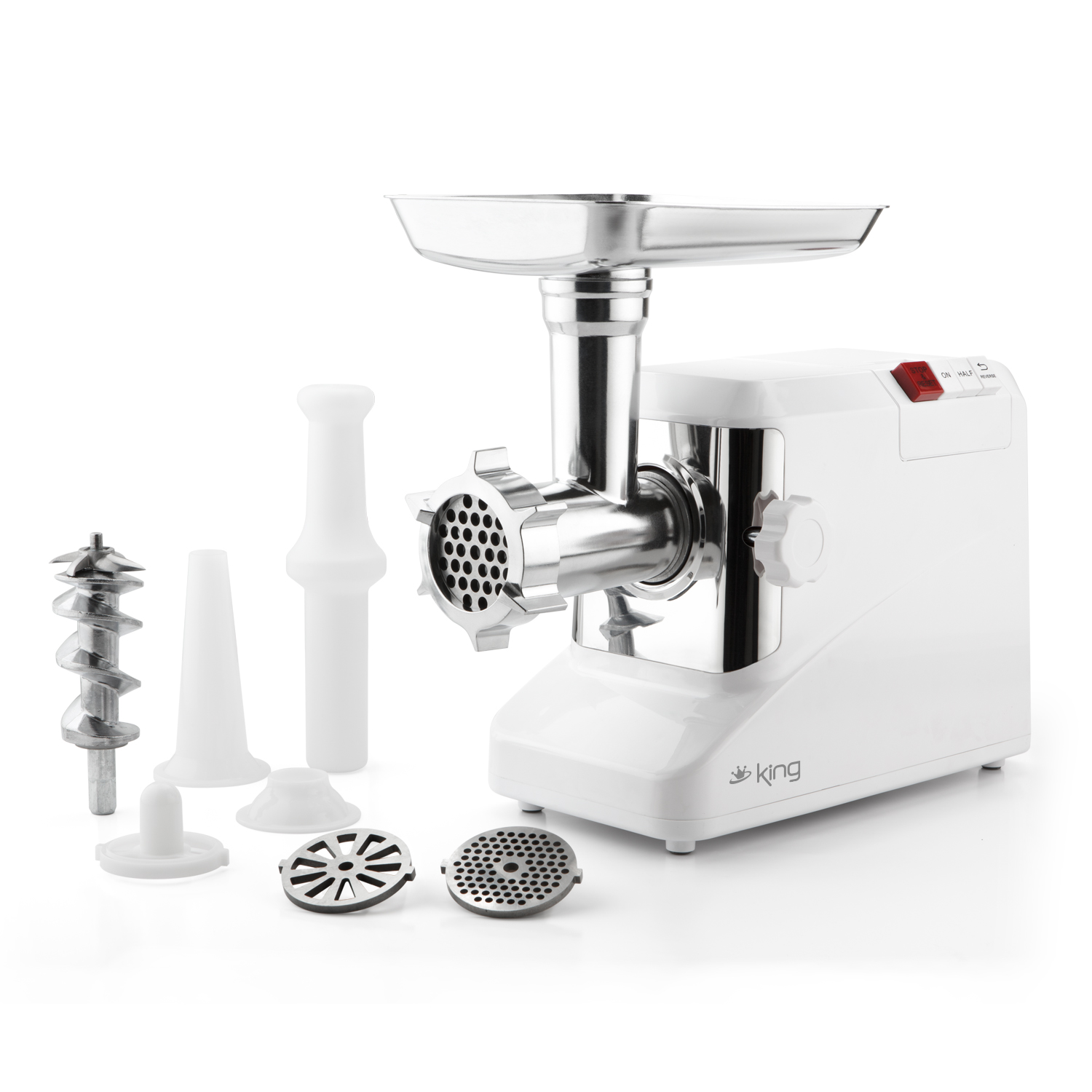 KING KKM121 Sonic Kıyma Makinesi Beyaz