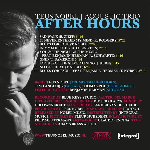 Albumcover mit Text und dem Gesicht eines Mannes.