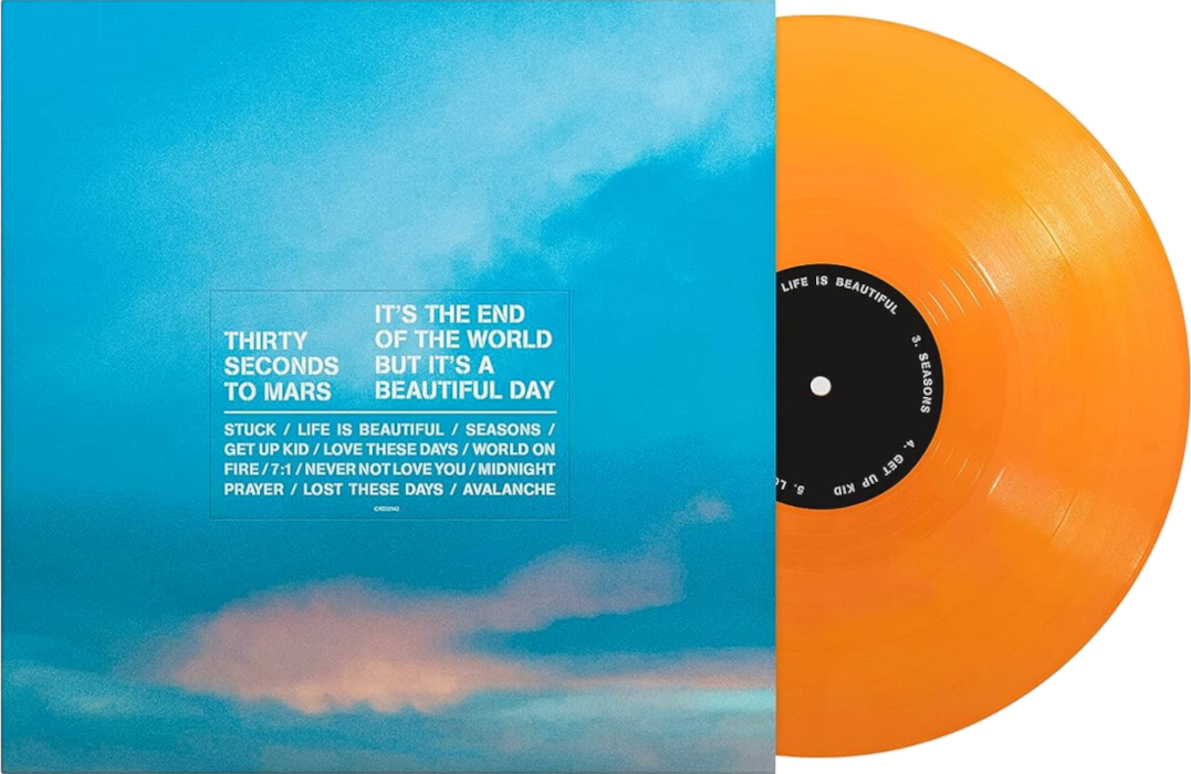 Thirty Seconds To Mars - It’s The End Of World But A Beautiful Day (Deluxe Edition) (Orange Vinyl) (Vinyl LP (nagylemez))