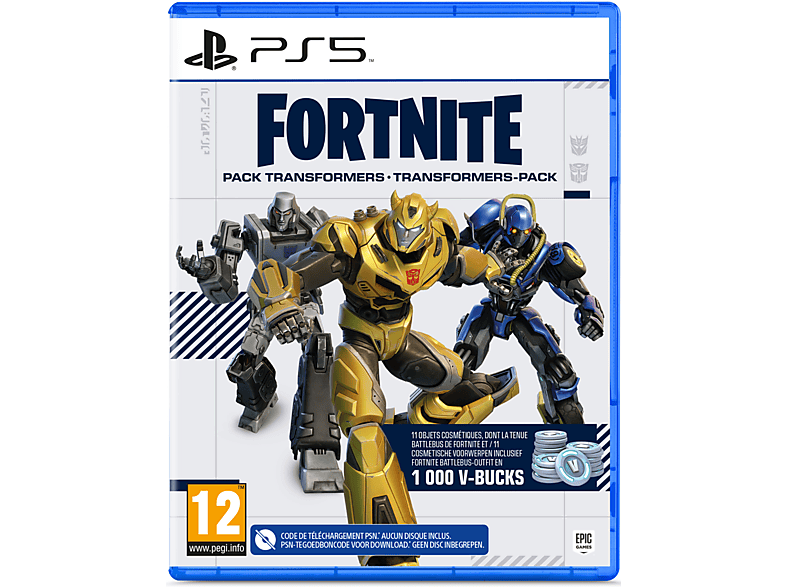 Fortnite: Transformers Pack (Code in a Box) | PlayStation 5 | MediaMarkt