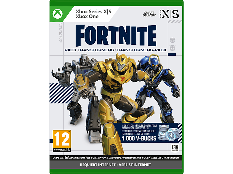 Fortnite: Transformers Pack (Code in a Box) | Xbox Series X | MediaMarkt