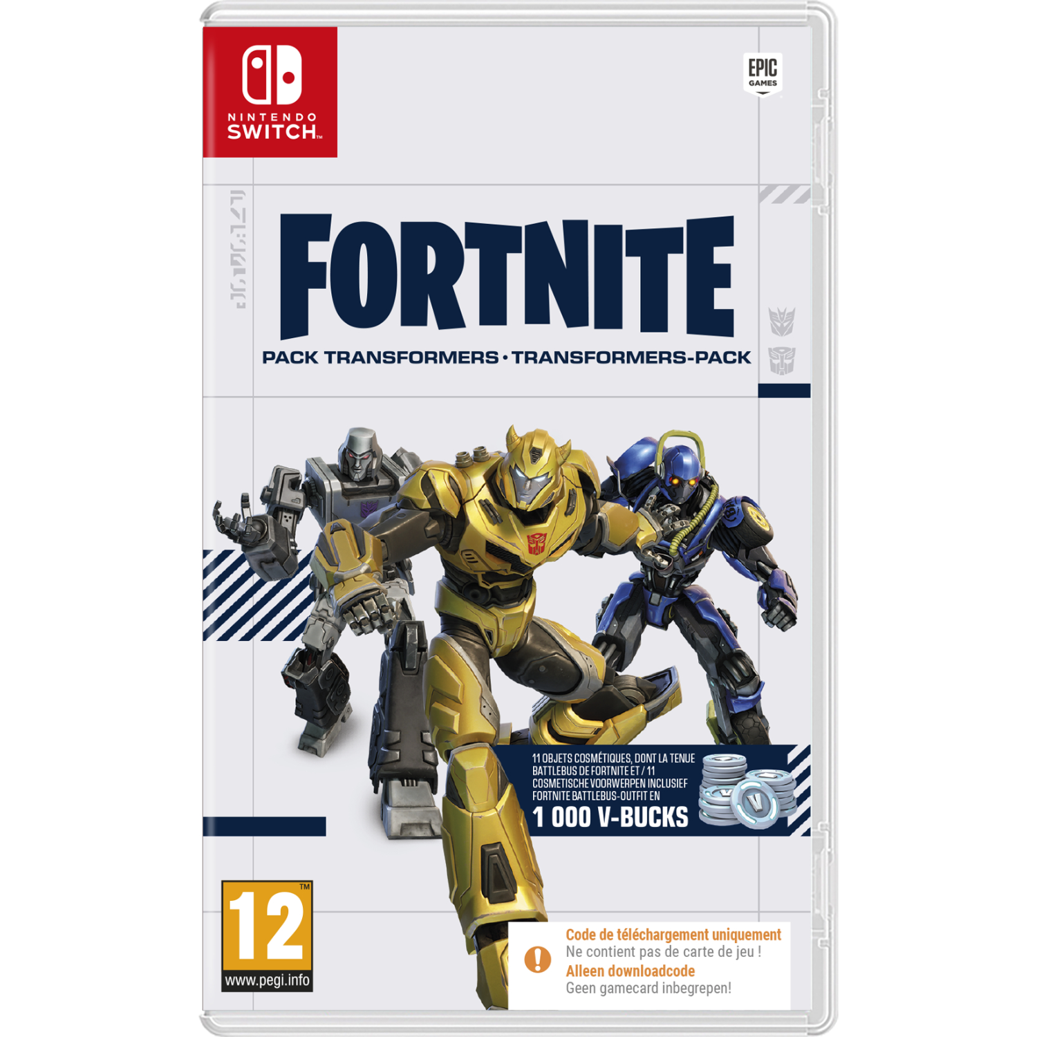 Mindscape Sw Fortnite: Transformers Pack (code In A Box) Nintendo Switch afbeelding
