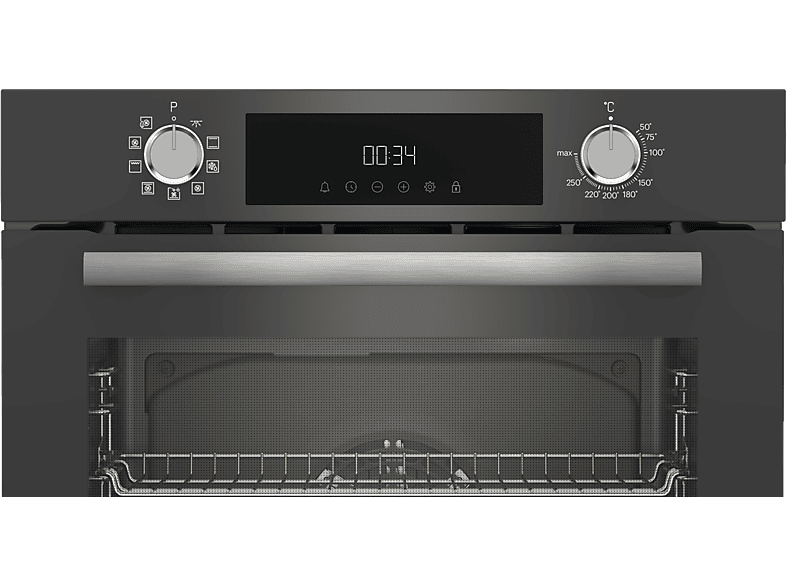 GRUNDIG GEBM 12302 ZG 72l Ankastre Fırın Gri_1