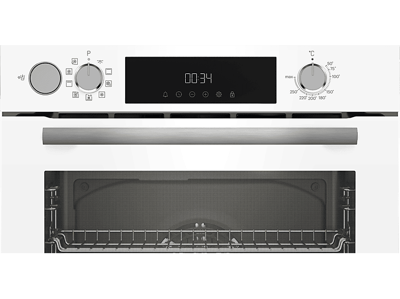 GRUNDIG GEBD 12302 W Fırın Buhar Destekli Ankastre Fırın Beyaz_1