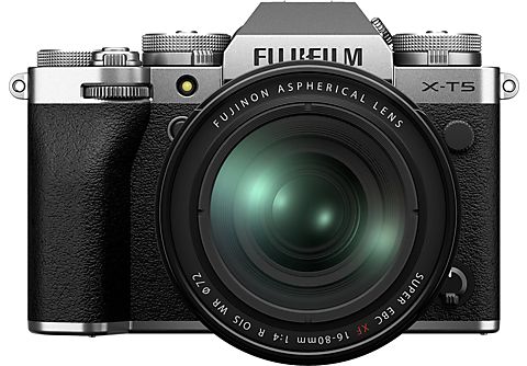 FUJIFILM Appareil photo hybride X-T5 + 16-80mm Argenté (D10905-S1)