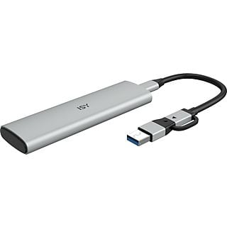 ISY USB-C behuizing voor M.2 NVMe SSD harde schijven (ISE-1000-SV)