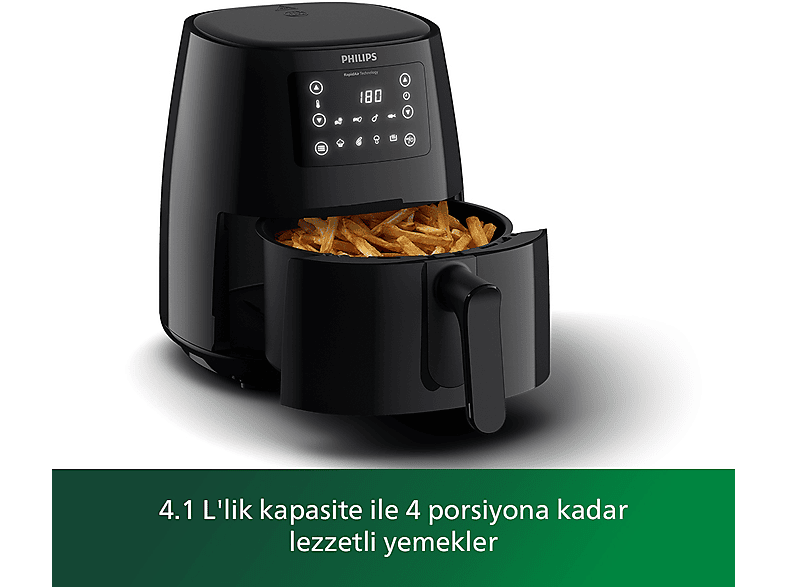 PHILIPS HD9243/90 3000 Serisi Airfryer Siyah_2