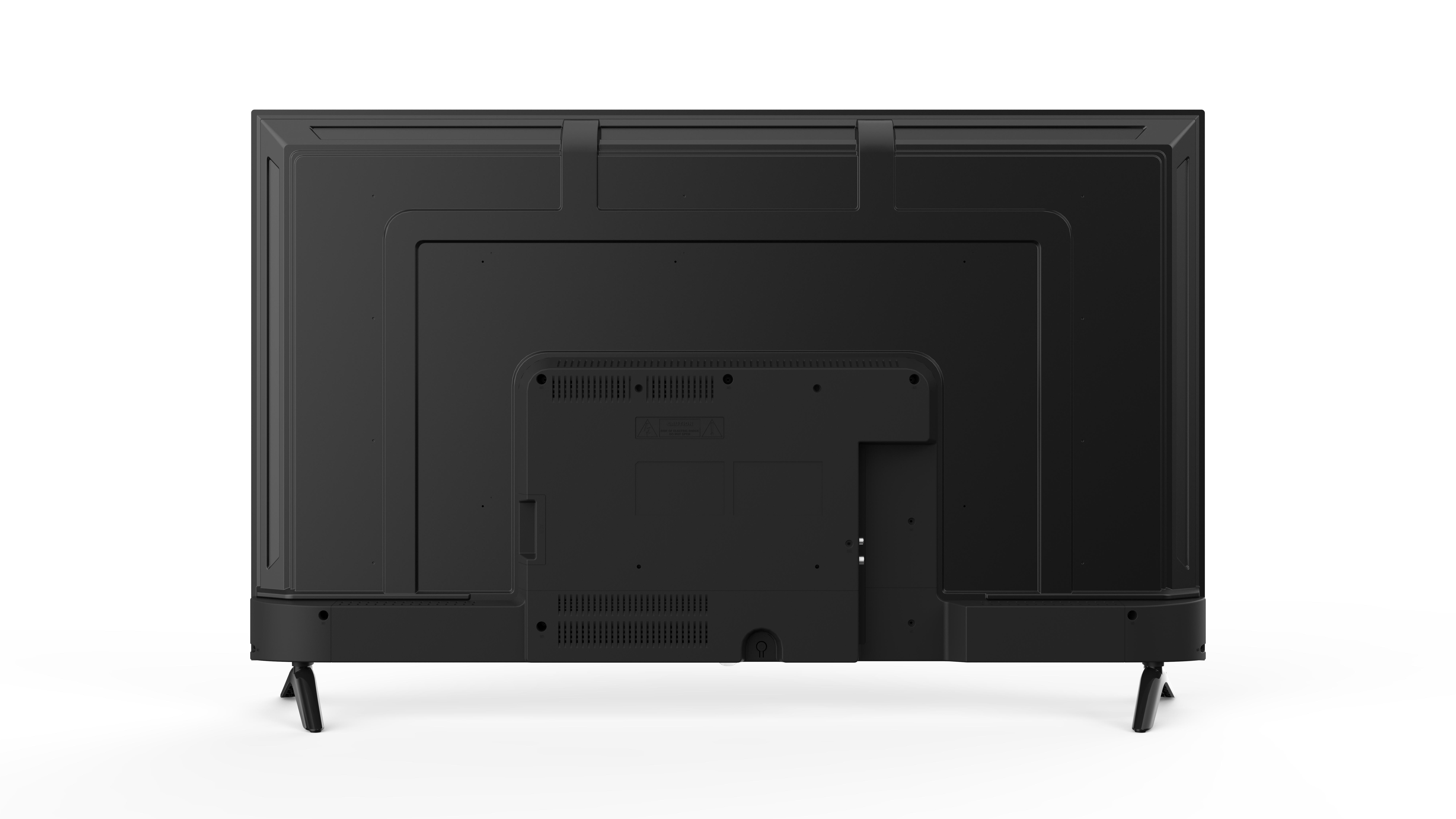 Schwarze TV-Fernbedienung mit vielen Knöpfen und der Marke hama.