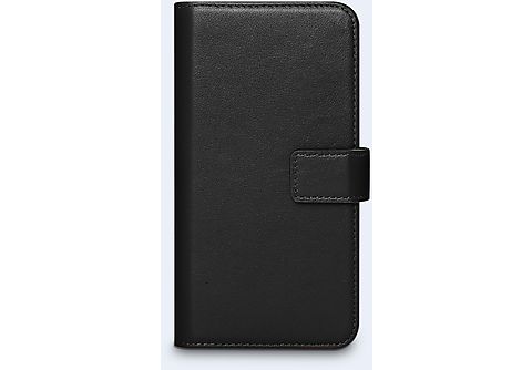 CASEUALS Genuine Leather Wallet Bookcase Apple iPhone 13 - Zwart