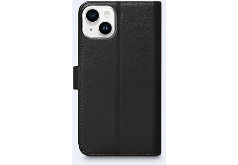 CASEUALS Genuine Leather Wallet Bookcase Apple iPhone 13 - Zwart
