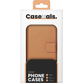 CASEUALS Genuine Leather Wallet Bookcase Samsung Galaxy A54 5G - Bruin