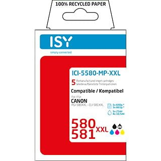 ISY Multipack 5 Canon 580XXL+581XXL