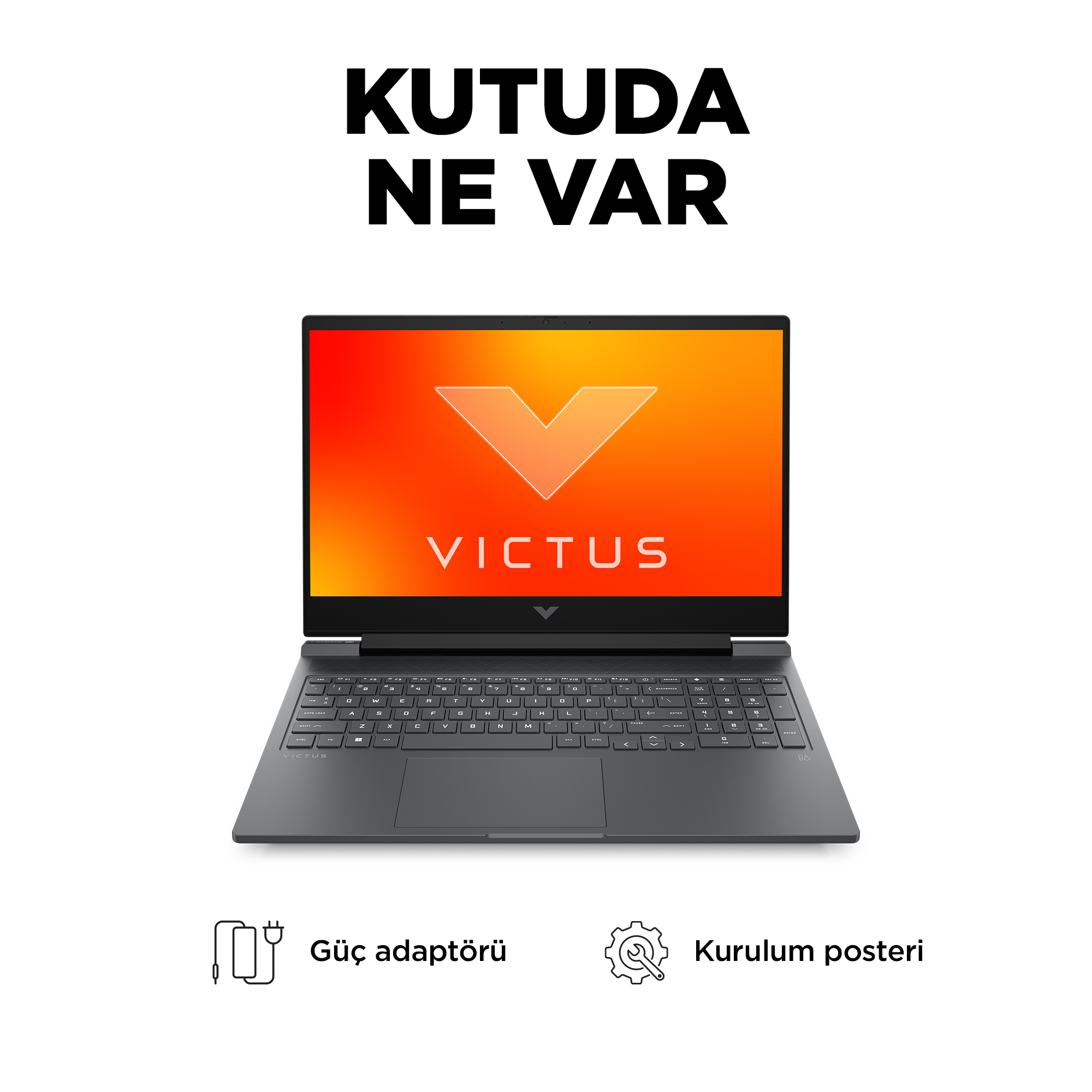 HP Victus/Core i7-13700H İşlemci/32GB RAM/1TB SSD/RTX4050/16.1''/Win 11/Laptop Mika Gümüş 7P634EA