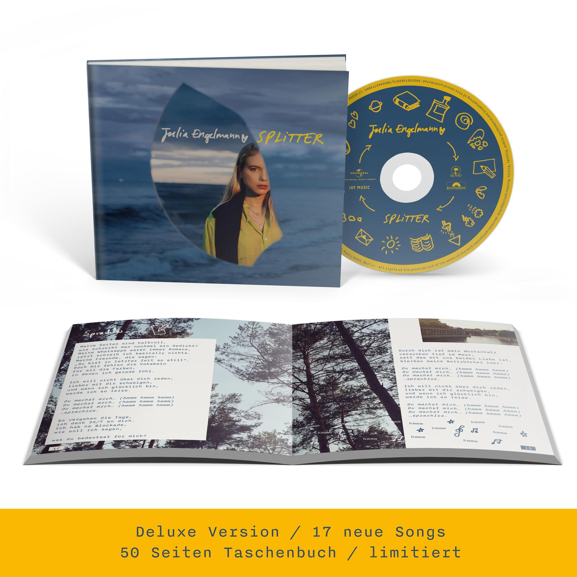 Albumcover und CD. Eine Frau auf dem Cover, CD in Jewelcase. Deluxe-Version-Text vorhanden.