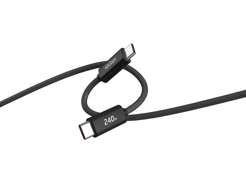 ISY Câble USB-C vers USB-C USB 4 1.8m Noir