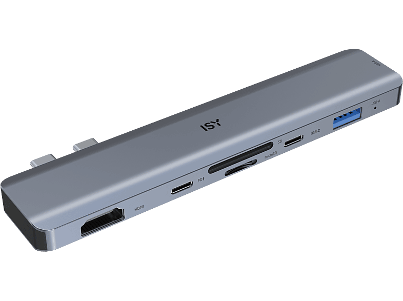 ISY Docking Station Dual Usb-c Meerpoorts Pd (iad-1021-1)