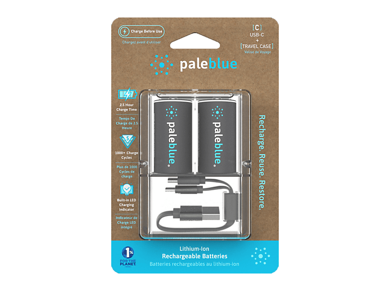 PALE BLUE C USB-C - Akku (Schwarz)