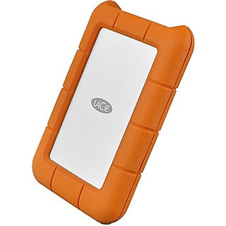 Disco duro 5 TB - Lacie Rugged USB-C, 2.5 ", USB Tipo C, HDD, Naranja