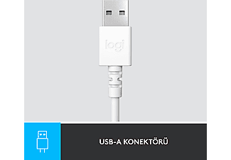 LOGITECH H390 USB Gürültü Önleyici Mikrofonlu Kulaklık - Beyaz_4