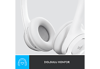 LOGITECH H390 USB Gürültü Önleyici Mikrofonlu Kulaklık - Beyaz_6